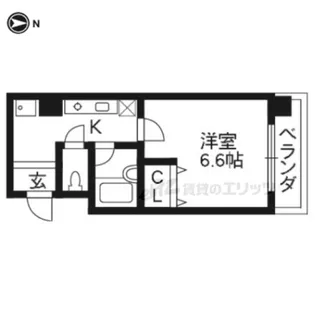 メゾンラルジュ【4階】の間取り