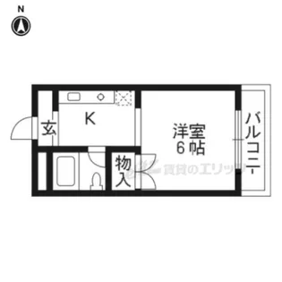 リバーサイド白川【303号室】の間取り