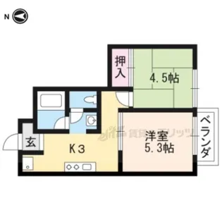 アメニティナナA棟【101号室】の間取り