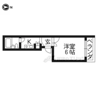 上野マンション【201号室】の間取り