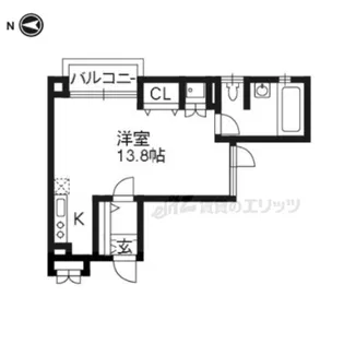 コスモスコートARAKI【301号室】の間取り