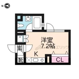 コスモスコートARAKI【302号室】の間取り