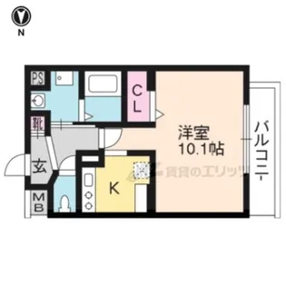 ウエストパレス小川【305号室】の間取り