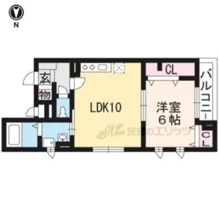 サウス ビラ【2階】の間取り