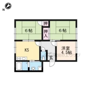 ハイム タムラ【106号室】の間取り