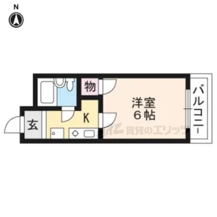 TITハイツ【406号室】の間取り