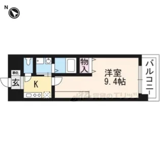 ブエナビスタ南草津【4階】の間取り