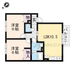 コーポミズホ【103号室】の間取り