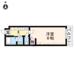 ウィズ大宮通【403号室】の間取り