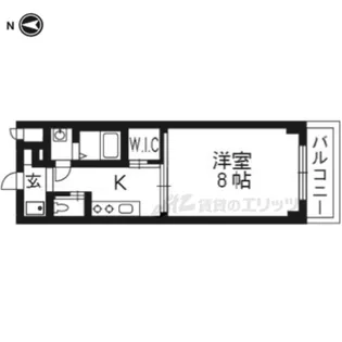 SAWARABI TERRACE【303号室】の間取り