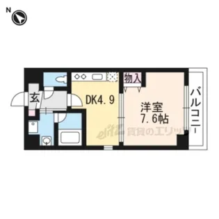 Greenwich House【3階】の間取り