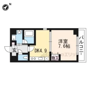 Greenwich House【6階】の間取り