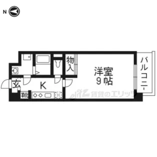 ウィステリア四番館【307号室】の間取り