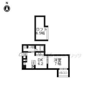 ジニア【505号室】の間取り