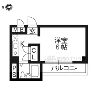 レジデンス大津【503号室】の間取り