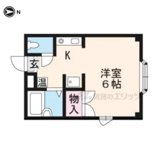 小華マンション【201号室】の間取り