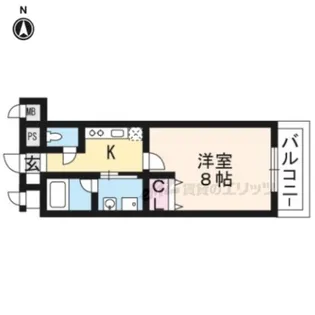 Twinkle【302号室】の間取り