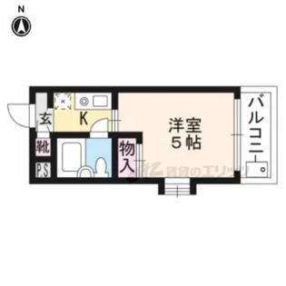 メゾンドパルファン【201号室】の間取り