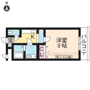 メゾン・エイム【1J号室】の間取り