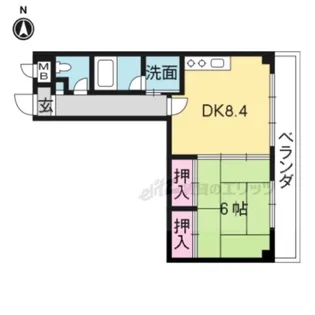 エクセル新十条【606号室】の間取り