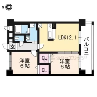 ゲマインシャフト【302号室】の間取り