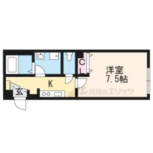 シャーメゾン和【202号室】の間取り