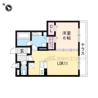 シンフォニア【1階】の間取り