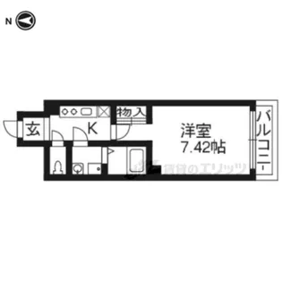 グランシティレジデンス京都駅前【3階】の間取り