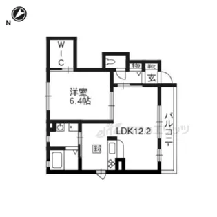 エトワール【101号室】の間取り