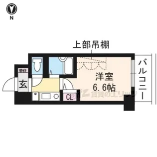 ラナップスクエア京都北野【508号室】の間取り
