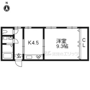 松野アパート【203号室】の間取り