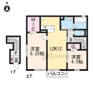 カーサヴェルデ【2階】の間取り