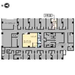 CASA MIA北白川【8号室】の間取り