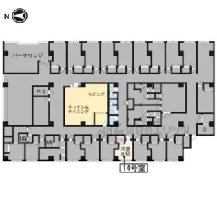 CASA MIA北白川【14号室】の間取り