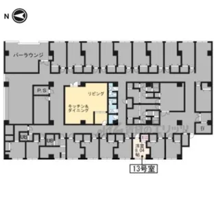 CASA MIA北白川【13号室】の間取り