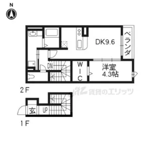 アクティ勧修【205号室】の間取り