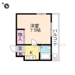 コウジィーコートKYOEI【305号室】の間取り