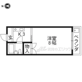 シティハウス四条烏丸【302号室】の間取り