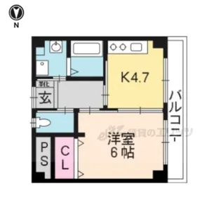 YUWA Seta【403号室】の間取り