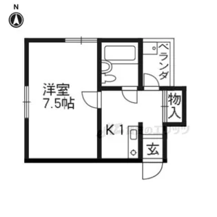 桃山ハイツ【2階】の間取り