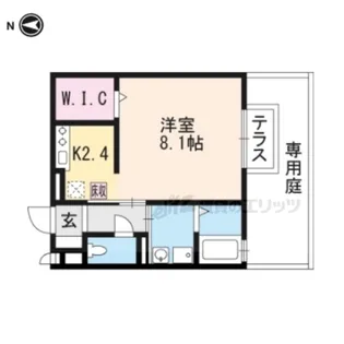 キャトルセゾン瀬田西【1階】の間取り