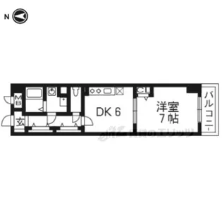 平蔵館【2階】の間取り