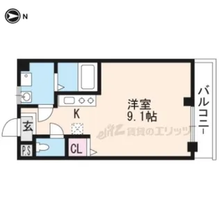 デ・リベック【409号室】の間取り