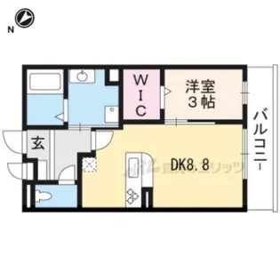 マジェスティツイン【?205号室】の間取り