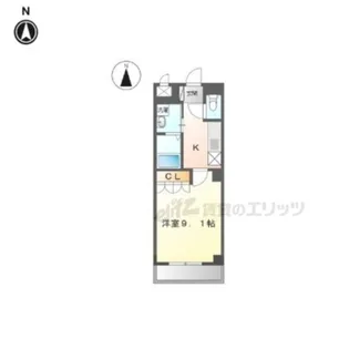 ヴァるメス・リヒトにしうら【3階】の間取り