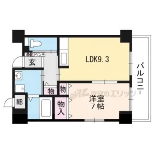 アベニール【201号室】の間取り