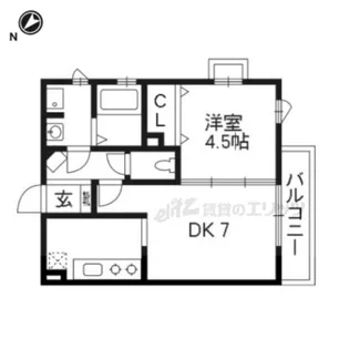 ブリランテ大谷【2階】の間取り