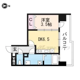 J COURT石山駅前【204号室】の間取り