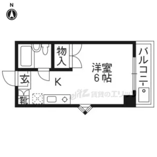 ハイツわかば【3階】の間取り
