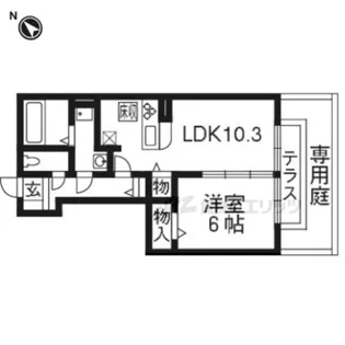 レグルス【1階】の間取り